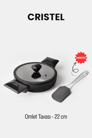 Gigilli Cristel 7 Parça Sahan Seti Siyah Siyah