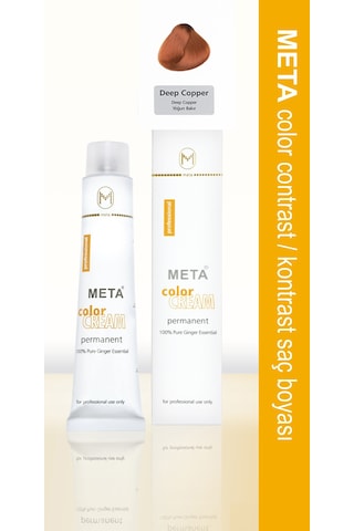 Meta Professional Kontrast Yoğun Bakır Balyaj Saç Boyası 60 Ml - Deep Copper