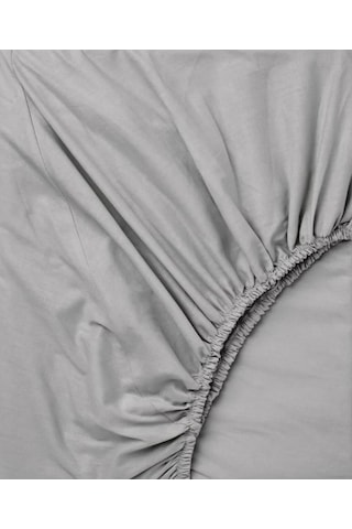 %100 Cotton Pamuk 120x200+30 Cm Fitted Lastikli Tek Kişilik Çarşaf Bed Sheett Gri