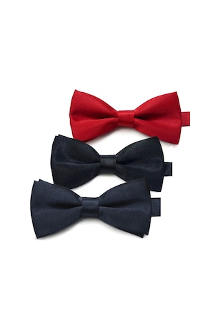 Lacivert Ayarlanabilir Saten Bebek Ve Çocuk Papyonu Lacivert