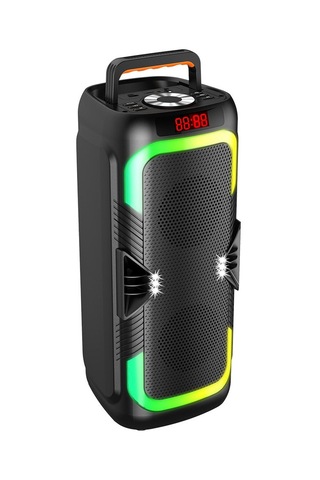 Çeşithane Abs-4220w Taşınabilir Bluetooth Hoparlör Çift Hoparlörlü-siyah