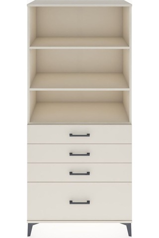 Hyperion Dolap 3 Raflı 4 Çekmeceli 88x44x195 Aytaşı-aytaşı Aytaşı