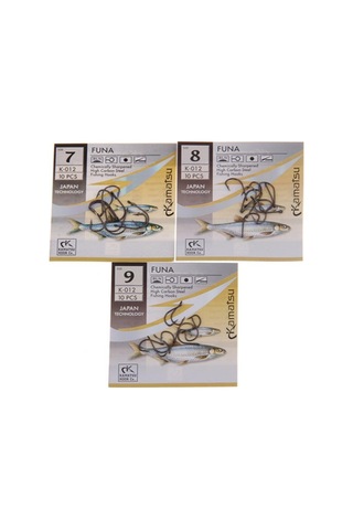 Balık Kral 50 Adet/grup Funa Size3-size12 Mustad Balıkçılık Anzol Dikenli Kanca Kanca Kanca Olta Takımı 12-package