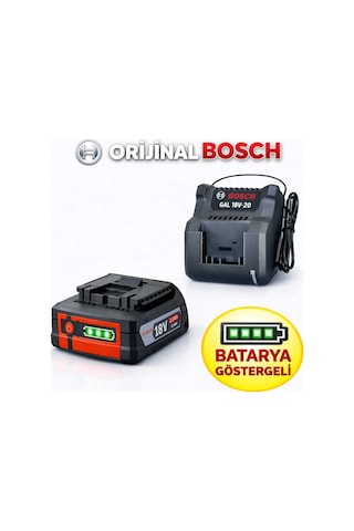 Bosch Gas 18v-1 Akülü El Süpürgesi 2 Ah Göstergeli Çift Bataryalı