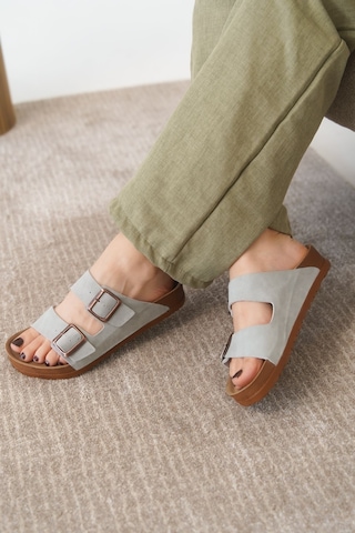 Daxtors Arizona Günlük Ortopedik Unisex Tokalı Terlik Buz