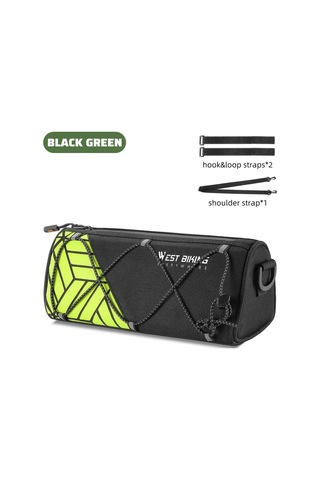 West Biking Açık Taşınabilir Bisiklet Çantası Büyük Kapasiteli Yeşil