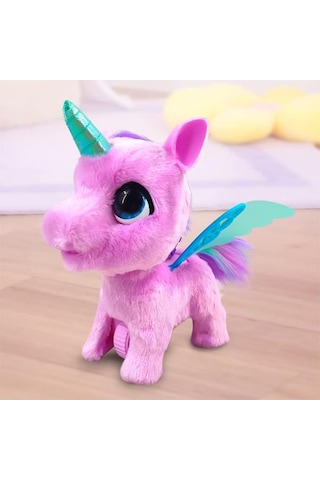 Hasbro Furreal Fly A Lots İnteraktif Peluş Alicorn 20 Cm 28064 Çok Renkli