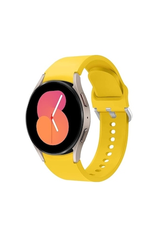 Samsung Galaxy Uyumlu Watch 4 5 6 7 Fe 40 40 44 Classic 42 43 46 47 Mm Kordon Silikon Kordon