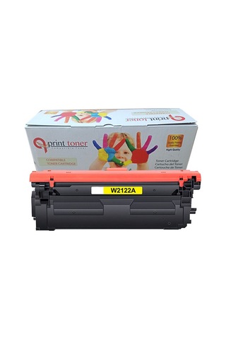 Qprint Toner Hp 212a W2122a Sarı Uyumlu Toner Çipli M554 M555 Mfp M578