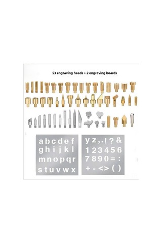 Suofeng 53 Parça Kuru Boya Seti: Kalebik Heykeli, Ahşap Oymacılık İçin Çeşitli Uçlar Ve 15 Bölmeli Depolama Kutusu