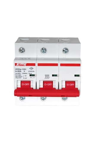 Himel 3x80A 10kA C Eğrisi Otomatik Sigorta