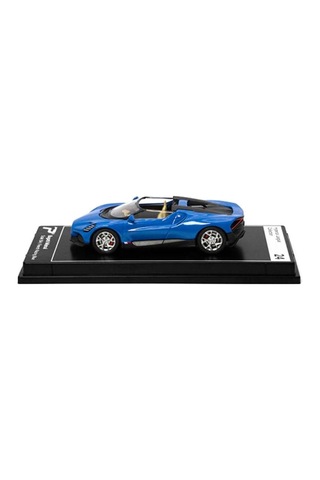 Hyper Car Bugatti Mistral French Racing Blue - League Collection 1/64 Model Araba