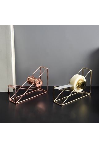Youtek Rose Gold Metal Gergin Kesici - Delikli Tasarım, Pürüzsüz Kaydırıcı, Ofis Ve Ev İçin Zekice Ofis Malzemesi 1 Adet