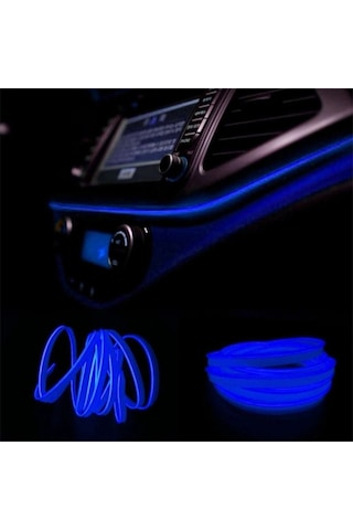 Araç İçi Torpido Şerit Led Mavi Renkli ip Neon 2 Metre Araç İçi Torpido Şerit Led Mavi Renkli ip Neon 2 Metre