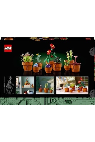 LEGO® Botanicals Minik Bitkiler 10329 - Yetişkinler için  Dekoratif, Sergilenebilir Yaratıcı Çiçek Model Yapım Seti (758 Parça)