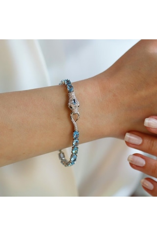 Sky Red Colleciton Serpent Creatif Gümüş Bileklik Gümüş