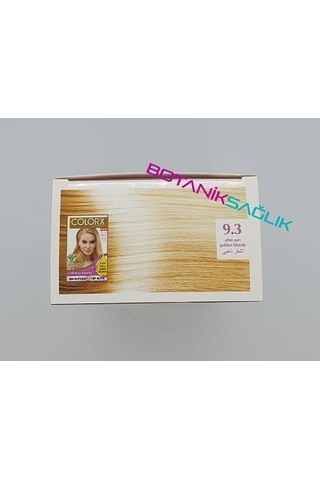 Colorx Bitkisel Saç Boyası Set - 9.3 Altın Sarı