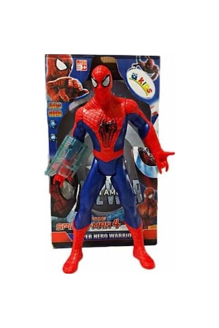 TukaShopping51 Avengers Spiderman Sesli Işıklı Örümcek Adam Figür