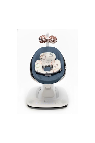 4moms Mamaroo 5.0 Elektrikli Ana Kucağı - Slate Blue + Yenidoğan Destek Pedi