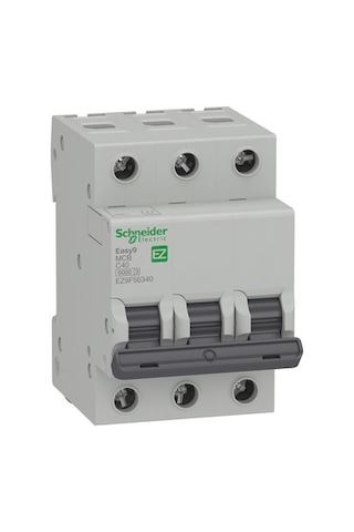 Schneider Ez9f56340 Easy9 Mcb 3p 40a C 6000a 400v Otomatik Sigorta