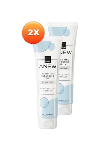 Avon Anew Purifying Kömür Özlü Arındırıcı Yüz Temizleyici Jeli 2 x 150 ML