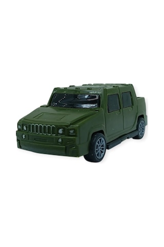 Çek Bırak Arabalar 10 Cm - Yeşil Çift Kabin Pick-up Yeşil