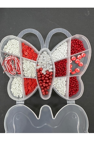 Cumhuriyet Bayramı Temalı Kelebek Desenli Kutuda Karışık Kendin Y