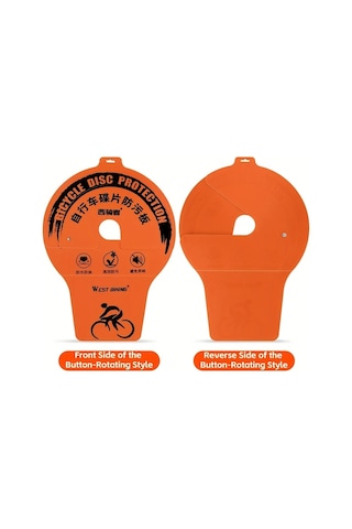 Willowhaven West Biking Bisiklet Disk Fren & Zincir Koruyucu Style B Çamur Yağmur Dayanıklı Pvc