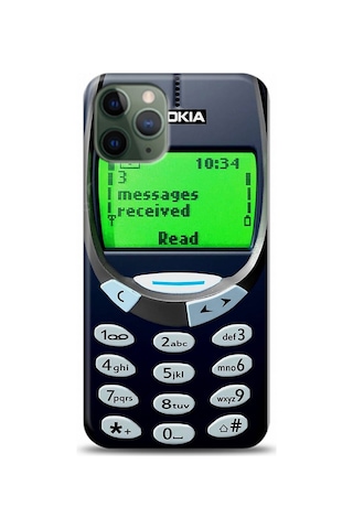 Tüm Modellere Uyumlu Nokia 3310 Tasarımlı Telefon Kılıfı Y-retro8
