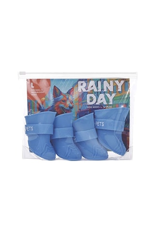 M-pets Rainy Day Köpek Ayakkabısı Mavi Large 5x3,8 Cm 244-54040.04
