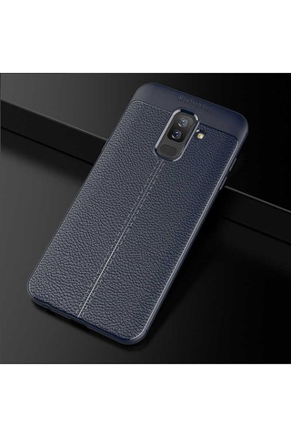 Samsung Uyumlu Galaxy J4 Kılıf Zore Niss Silikon Kapak Lacivert