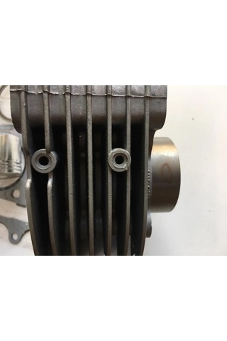 Honda Fizzy 125 Motosiklet Silindir Seti Oem Kalite Metalik Gri