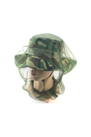 Jialan Açık Kafa Yüz Maskesi Şapka Net Kapak Anti-sivrisinek