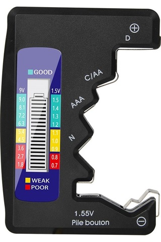 Dinosaurs Lcd Güç Endeksi Ekranlı Pil Testi Cdn Aa Aaa