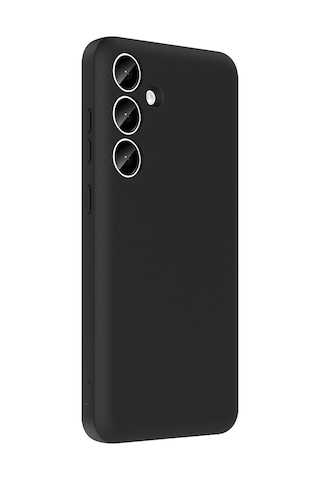 Kılıfist Galaxy Uyumlu S24 Fe Kılıf Kamera Korumalı Kartlık Hazneli Klfs Vitra Kapak - Siyah Siyah