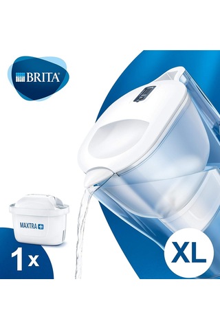 Brıta Aluna Xl Filtreli Su Arıtma Sürahisi - Beyaz Diğer
