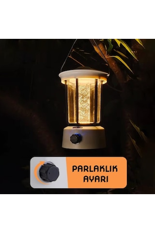 Panther Usb Şarjlı Kamp Lambası Pt-380 Beyaz