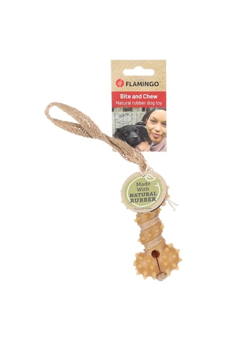 Flamingo Guma İp Sarılı Kemik Oyuncak