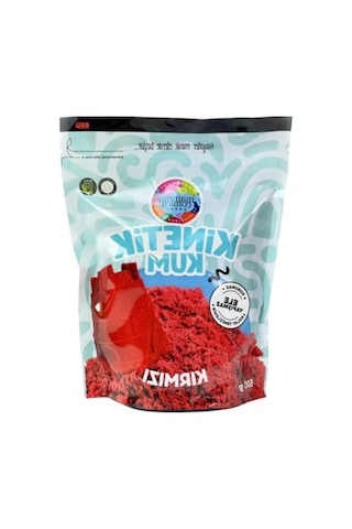 500 Gr Kırmızı Kinetik Kum