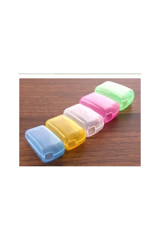 Willowhaven 20 Adet Taşınabilir Diş Fırçası Başlığı Saklama Kutusu Kapaklı Çeşitli Renkler Ev Seyahat