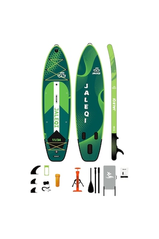 Walke Şişme Sup Board/şişme Stand Up Paddle Board 335x84x15 Cm Şişme Sörf Tahtası Yeşil