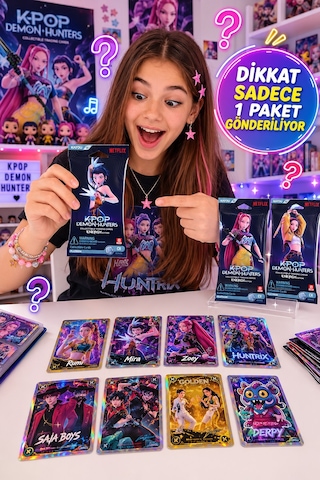 Kpop Demon Hunters Kayou Energy Edition Koleksiyon Kartı Tcg Netflix 8 Kart 1 Paket