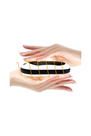 Anjiexun El Isıtıcıları 10000mah Uzun Ömürlü Usb El Isıtıcıları Taşınabilir Siyah