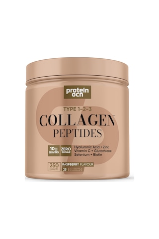 Proteinocn Tip I_II_III Collagen Kolajen Ahududu 6 Vitamin İlaveli 250 G