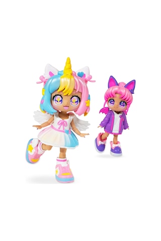 Animakii Bebek Ve Aksesuar Seti - Unicorn Ve Bat