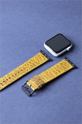 Apple Uyumlu Watch Kordon Hardal Croccodile 38-40-41 Mm