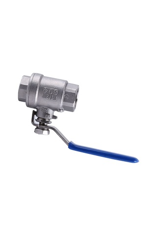 Kosona 304 Paslanmaz Çelik 2 Parça Topaç Kapağı, 1/2" Dn15, Düşük Tork, Kayma Olmadan Açma-kapama, Tek Oturaklı, Konik Mutfaklı