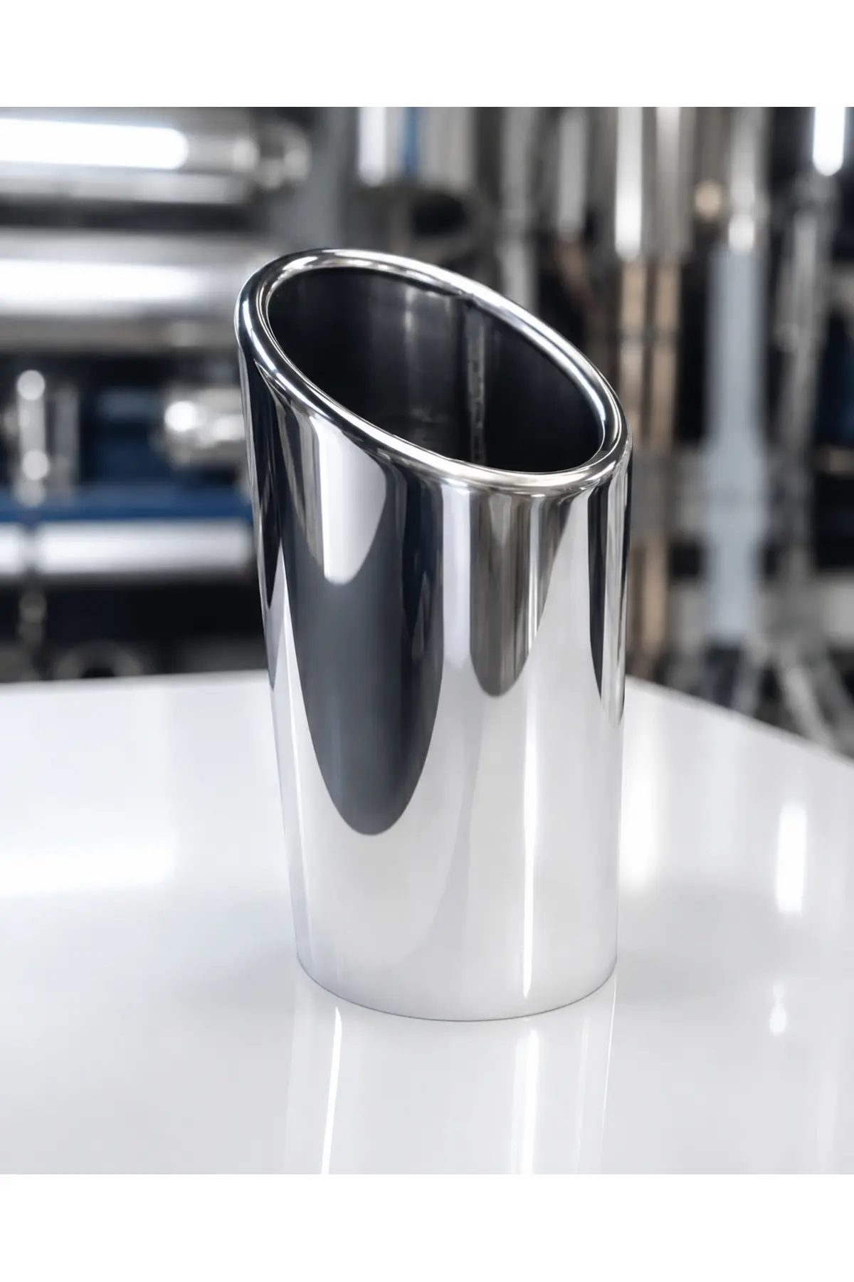 90 Mm Volkswagen Model Komple Krom Tek Egzoz Ucu Sök Tak Vidalı