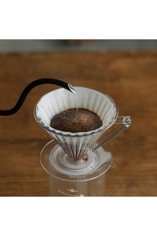 Kahve Damlatıcı, V60 Yeniden Kullanılabilir Koni Damla Demleme Kahve Filtre Kupası Barista İçin, Pctg Güvenli Malz