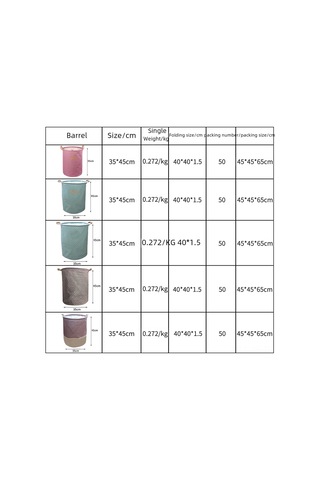 Yifomall Yeşil Nokta Pu Çerçeveli Kolluklu Kumaş Çok Amaçlı Katlanabilir Giyim-oyuncağı Saklama Sepeti Diğer